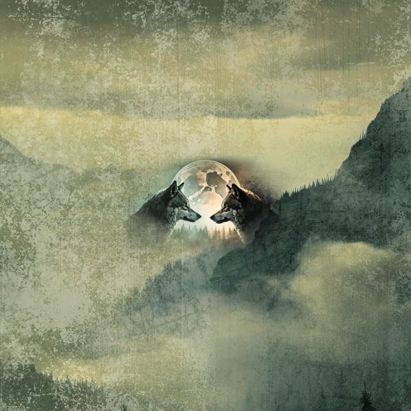 SET Wolves - Kunstleder - Taschenpanel